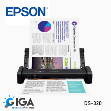 ESCANER EPSON WORKFORCE DS-320 PORTATIL