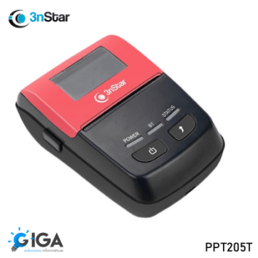 IMPRESORA PORTATIL 3NSTAR 58mm PPT205BT Bluetooth