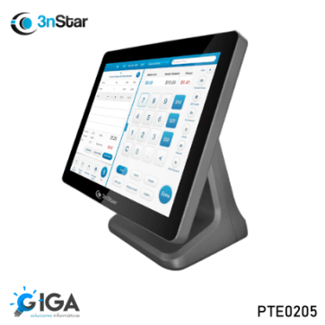 AIO POS INDUSTRIAL PTE0205 INTEL CORE I5 DDR4-8GB SSD:256GB, 15"