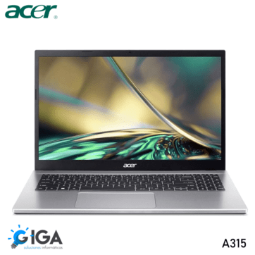 LAPTOP ACER 15" A315 INTEL CORE I7-1255u; RAM 8GB DDR4; SSD 512GB NVME