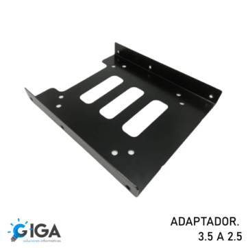 ADAPTADOR DE DISCOS 3.5" A 2.5" METALICO
