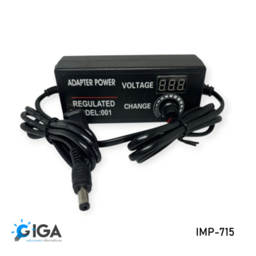 ADAPTADOR UNIVERSAL AC/DC 3V A 24V 3AMP IMP-715