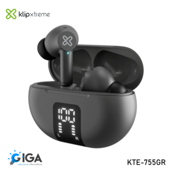 AUDIFONOS INALAMBRICOS KLIP EDGEBUDS KTE-755GR