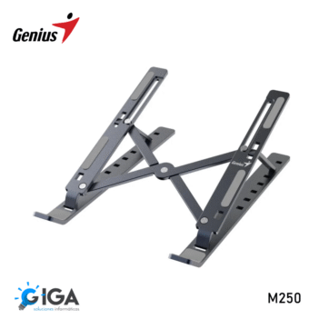 BASE LAPTOP GENIUS G-STAND M250 PLEGABLE 10-17" ALUMINIO