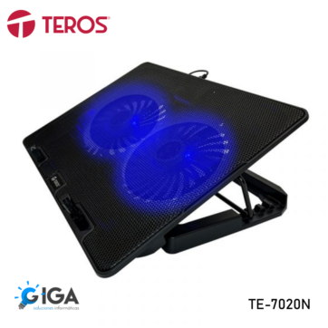 BASE LAPTOP VENTILADOR 5 ALTURAS TEROS TE-7020N