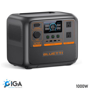 ESTACION DE ENERGIA PORTABLE BLUETTI 1000W/864WH
