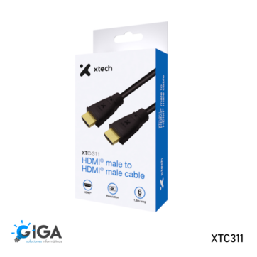 CABLE HDMI-HDMI 1.8M/6FT XTECH XTC311