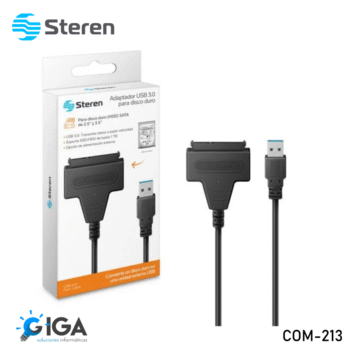 ADAPTADOR USB 3.0 A SATA 2,5" STEREN COM-213