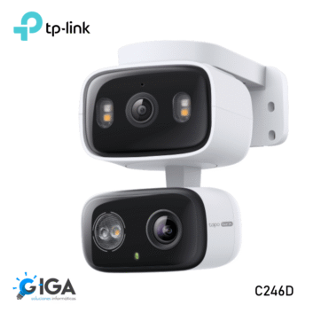 CAMARA TPLINK TAPO C246D 2K/3MP DUAL PANTILT EXTERIOR