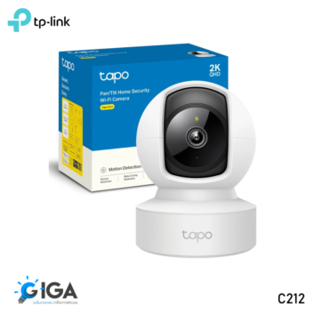 CAMARA TPLINK TAPO C212 WI-FI ROTATORIA 2K AUDIO 2 VIAS MICROSD