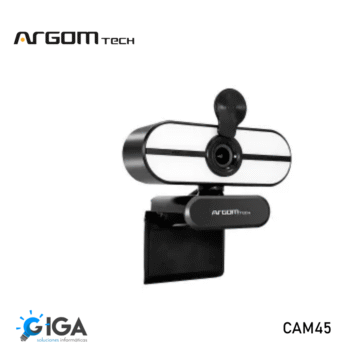 CAMARA WEB ARGOM CAM45 LUZ LED FHD 1080P
