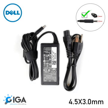 ADAPTADOR LAPTOP DELL 19.5V 3.34A 4.5*3.0MM