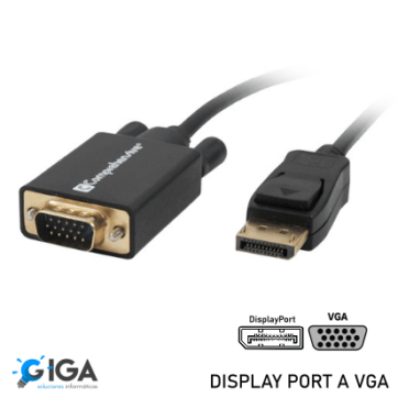 CABLE ADAPTADOR DISPLAY PORT A VGA