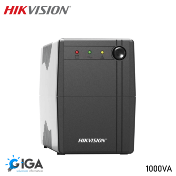 UPS HIKVISION 1000VA/600W INTERACTIVO 6 TOMAS