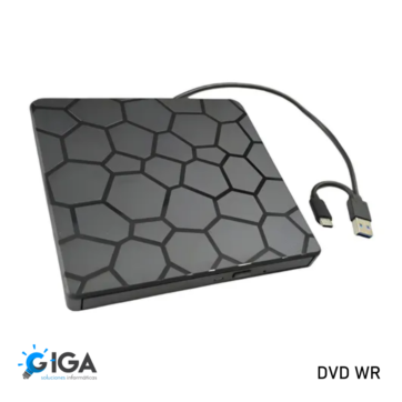 DVD WRITER USB EXTERNO CON LECTOR TARJETAS