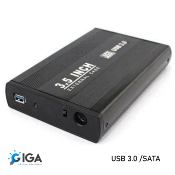 ENCLOSURE 3.5" SATA USB 3.0 /2.0