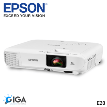 PROYECTOR EPSON POWERLITE E24 3600LUMENS