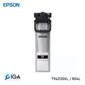 TINTA ORIGINAL EPSON WF C52100/C5290/C5710/C5790 T942120XL /R04X BLACK