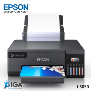 IMPRESORA FOTOGRAFICA EPSON ECOTANK L8050 6 COLORES