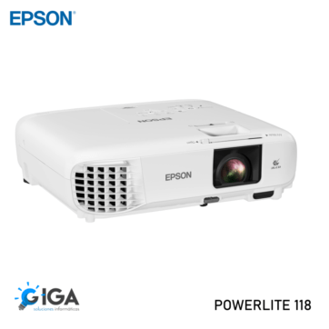 PROYECTOR EPSON POWERLITE 118 3800 LUMENES