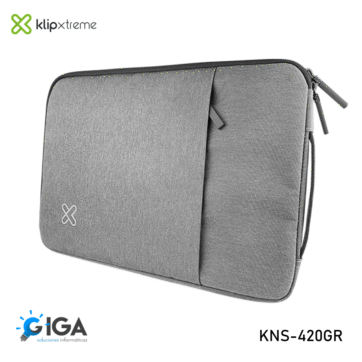 ESTUCHE NOTEBOOK 15.6" KLIP XTREME KNS-420GR