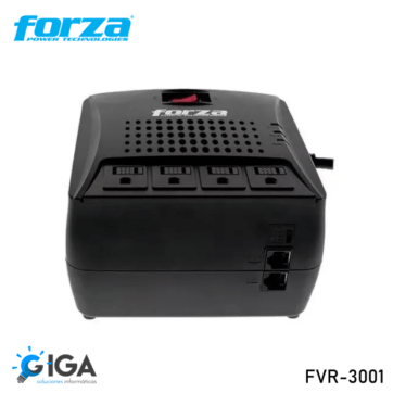 REGULADOR DE VOLTAJE FORZA FVR-3001 3000VA/1500W