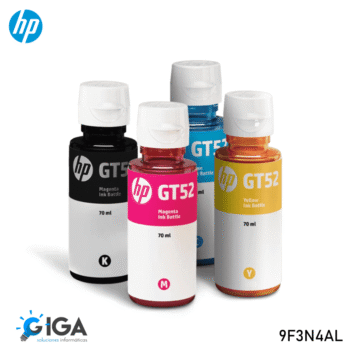TINTAS HP KIT 4  BOTELLAS 9F3N4AL