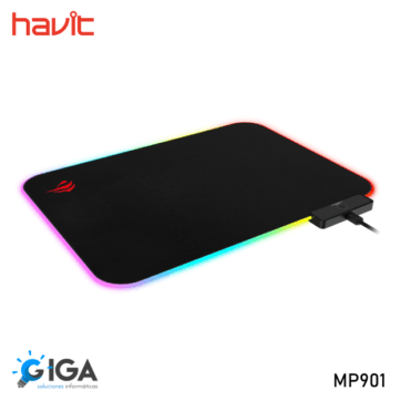PAD MOUSE HAVIT MP901 GAMER 36X26CM LUZ RGB