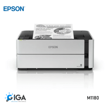 IMPRESORA MONOCROMATICA EPSON M1180 DUPLEX USB, WIFI, ETHERNET