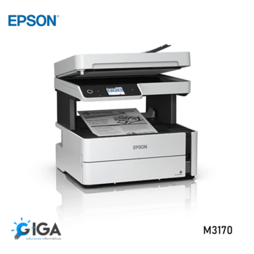 IMPRESORA MONOCROMATICA EPSON M3170 MULTIFUNCION DUPLEX/ADF  USB, WIFI, ETHERNET