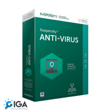 LICENCIA KASPERSKY ANTIVIRUS 1 AÑO/1 DISPOSITIVO