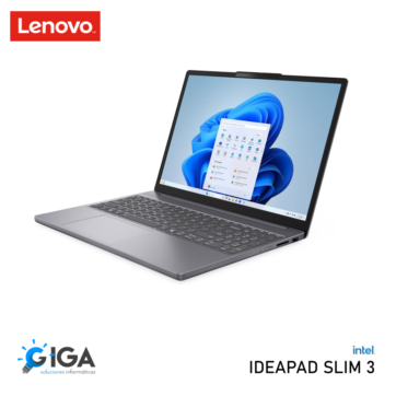 LAPTOP LENOVO IDEAPAD SLIM 3 PANTALLA TACTIL 15.6" INTEL CORE I5-1335U DDR4 8GB; SSD 256GB; WIN11H
