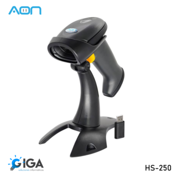 LECTOR CODIGOS DE BARRA INALAMBRICO AON 1D/2D HS-250