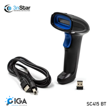 LECTOR CODIGO BARRA INALAMBRICO 1D/2D 3NSTAR SC415BT