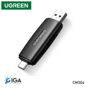 LECTOR TARJETAS MICROSD Y SD UGREEN CM304