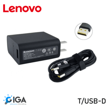ADAPTADOR LAPTOP LENOVO 20V 2.25A T/USB DESM.