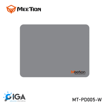 MOUSE PAD MEETION 25X19CM GRIS PD005