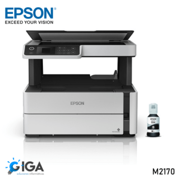 IMPRESORA EPSON M2170 MONOCROMATICA WIFI ETHERNET DUPLEX