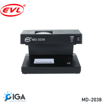 DETECTOR DE BILLETES FALSOS MD-2038 EVL