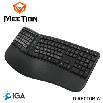 TECLADO ERGONOMICO INALAMBRICO MEETION DIRECTOR W