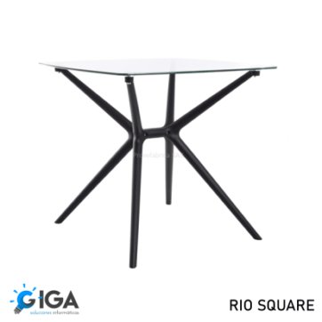 MESA DE VIDRIO RIO SQUARE