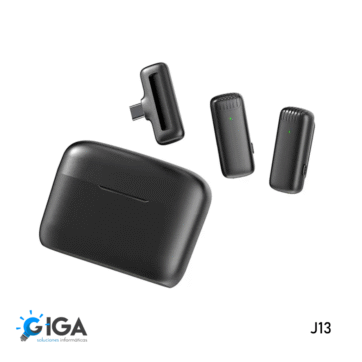 MICROFONO INALAMBRICO DOBLE CON ENTRADA TIPO C J13
