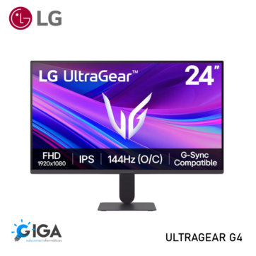 MONITOR LG 24" GAMING FHD IPS 144HZ 1MS HDMI DP ULTRAGEAR G4