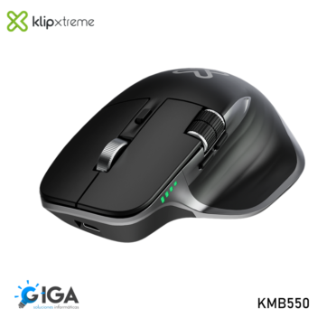 MOUSE KLIPXTREME INALAMBRICO RECARGABLE KMB-550 THUMBGLIDE