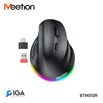 MOUSE ERGONOMICO MEETION INALAMBRICO BTM010R