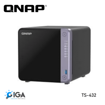 NAS QNAP TS-432 4 BAHIAS 4GB RAM