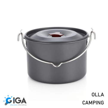 OLLA DE CAMPING ALUMINIO 4LT