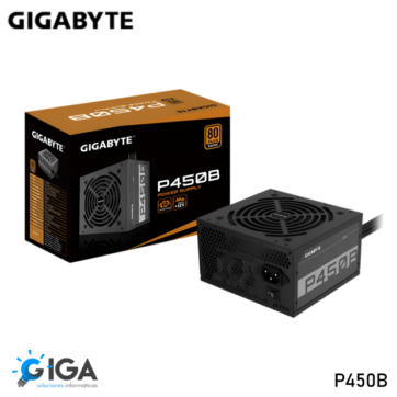 FUENTE PODER 450W GIGABYTE 80 PLUS BRONCE P450B