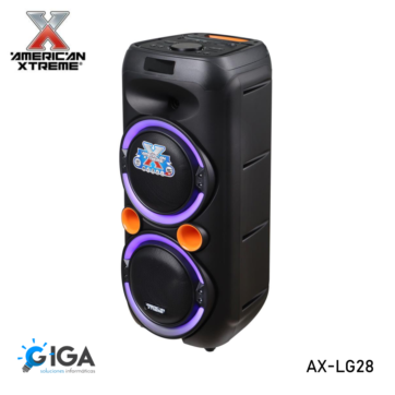 PARLANTE BLUETOOTH AMPLIFICADO AMERICAN XTREME AX-LG28 C/LED