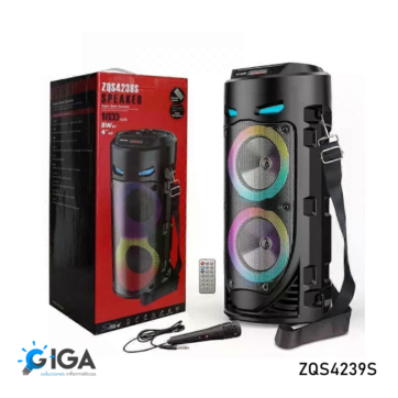 PARLANTE BLUETOOTH 16W USB/ FM/ MICROFONO/ SING-E ZQS4239S